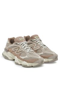 New Balance Sneakersy U9060ERC W Brązowy. Kolor: brązowy. Materiał: zamsz, skóra #5