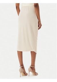 Rinascimento Spódnica midi CFC0123489003 Beżowy Regular Fit. Kolor: beżowy. Materiał: syntetyk #6