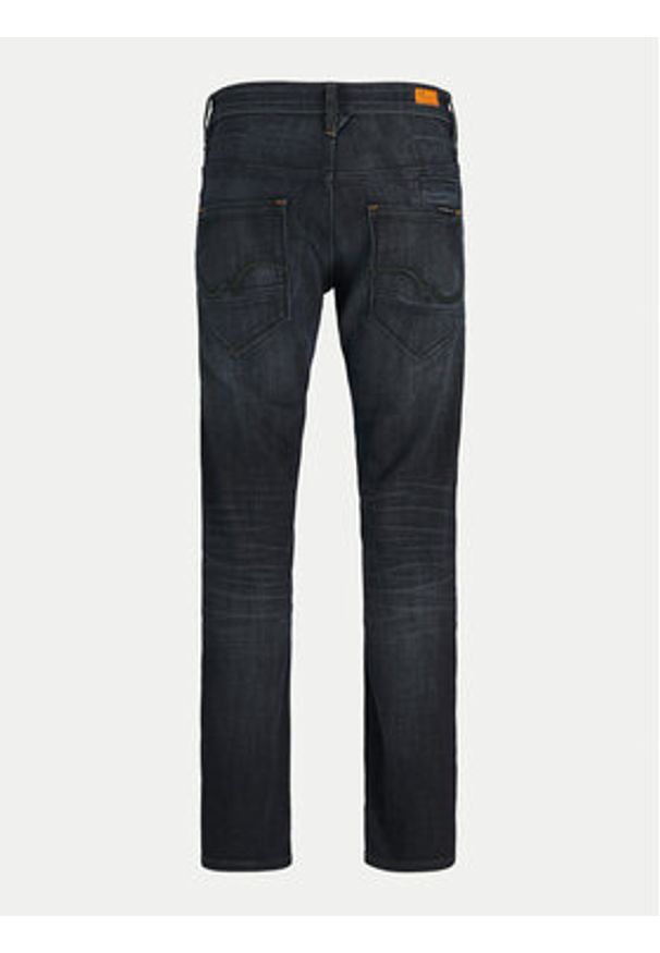 Jack & Jones - Jack&Jones Jeansy Mike 12263530 Granatowy Tapered Fit. Kolor: niebieski
