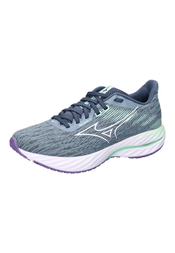 Buty do biegania damskie Mizuno Wave Inspire 21. Kolor: biały. Materiał: syntetyk, materiał. Szerokość cholewki: normalna. Model: Mizuno Wave. Sport: bieganie