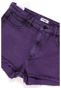 Wrangler - DAMSKIE SPODENKI WRANGLER THE SHORT PURPLE POP W27XRJ202 112128206 #8