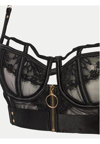 Hunkemöller Biustonosz z fiszbiną Sable 205531 Czarny. Kolor: czarny. Materiał: syntetyk #2