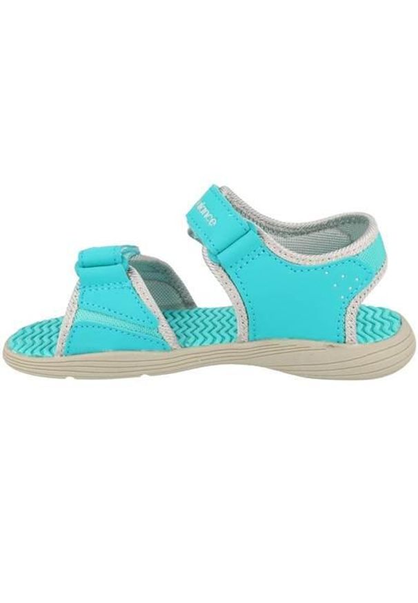 Sandały turystyczne dla dzieci New Balance Kids Poolside. Zapięcie: rzepy. Kolor: niebieski. Materiał: materiał, syntetyk, tkanina