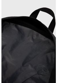 JanSport - Jansport plecak kolor czarny duży z aplikacją. Kolor: czarny. Wzór: aplikacja