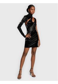ROTATE Sukienka koktajlowa Fallem RT1887 Czarny Slim Fit. Kolor: czarny. Materiał: syntetyk. Styl: wizytowy #5