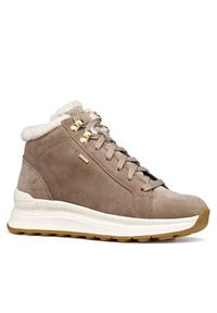 Geox Sneakersy D Spherica Actif X2 D56WPA 00022 C6029 Brązowy. Kolor: brązowy. Materiał: zamsz, skóra #3
