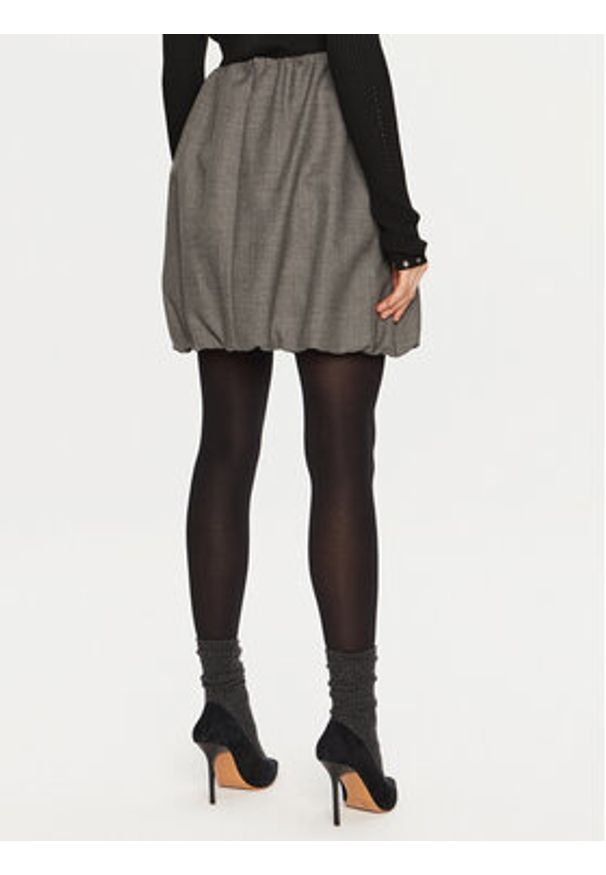 Herskind Spódnica mini Evans 5391140 Szary Regular Fit. Kolor: szary. Materiał: wełna