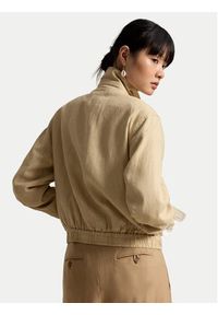 Polo Ralph Lauren Kurtka przejściowa 211938915008 Beżowy jasny Relaxed Fit. Typ kołnierza: polo. Kolor: beżowy. Materiał: len #3