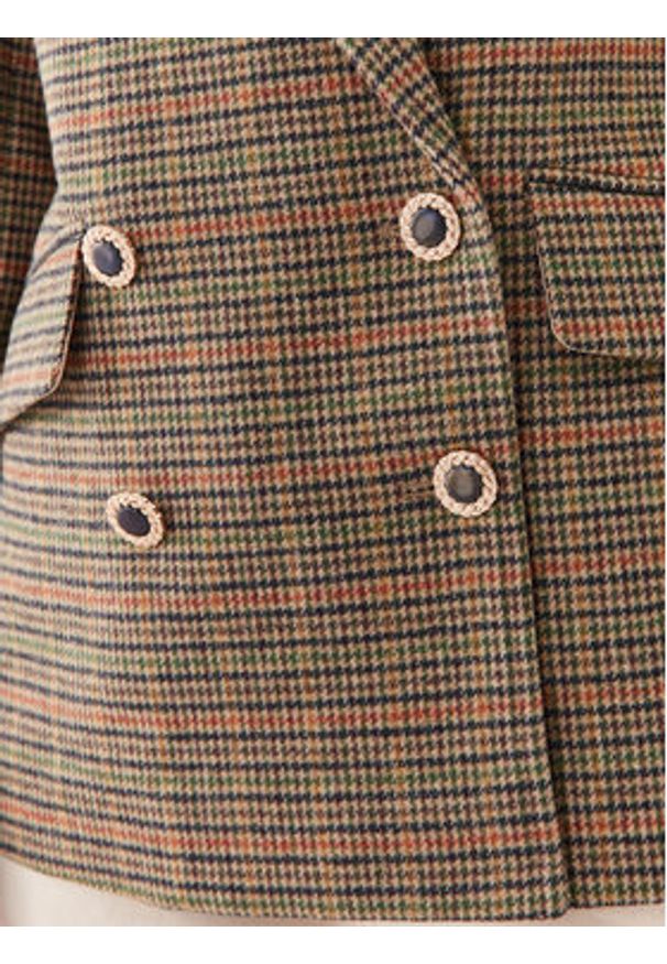 IXIAH Marynarka X221-20140 Beżowy Regular Fit. Kolor: beżowy. Materiał: syntetyk