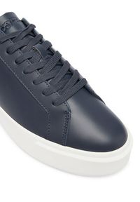 Calvin Klein Sneakersy Basket Cupsole Laceup Lth Ml YM0YM01460 Granatowy. Kolor: niebieski. Materiał: skóra #6