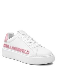 Karl Lagerfeld - KARL LAGERFELD Sneakersy KL62210 Biały. Kolor: biały. Materiał: skóra #6