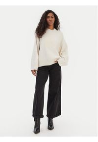 Hugo - HUGO Sweter Shelly B 50554217 Écru Oversize. Materiał: syntetyk #5