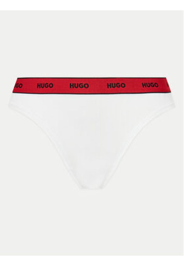 Hugo Komplet 3 par stringów 50480150 Kolorowy. Materiał: bawełna. Wzór: kolorowy