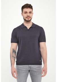 Liu Jo - Polo męskie lniane LIU JO. Typ kołnierza: polo. Materiał: len #2