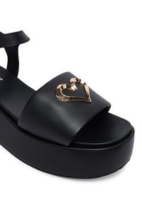 Love Moschino - LOVE MOSCHINO Sandały JA16127I0OIA0000 Czarny. Kolor: czarny. Materiał: materiał #5