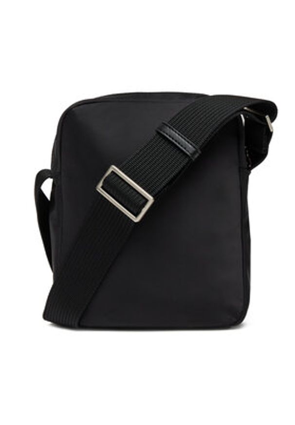 Calvin Klein Saszetka Sleek Nylon Reporter LV04D3176G Czarny. Kolor: czarny. Materiał: materiał