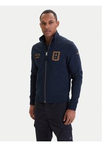 Aeronautica Militare Bluza 261FE2102UF00679 Granatowy Regular Fit. Kolor: niebieski. Materiał: bawełna #1