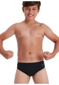 Slipy Speedo Boys Endurance+ – Czarno-Białe – Rozmiar 7-8. Kolor: czarny #2