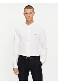 BOSS - Boss Koszula 50512006 Biały Regular Fit. Kolor: biały. Materiał: bawełna #1