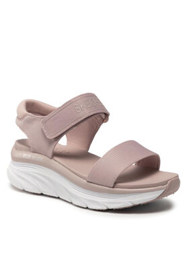 skechers - Skechers Sandały New Block 119226/BLSH Różowy. Kolor: różowy. Materiał: materiał