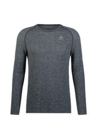 Koszulka z długim rękawem do biegania męska Odlo ESSENTIAL SEAMLESS. Kolor: szary. Długość rękawa: długi rękaw. Długość: długie. Sport: bieganie