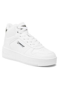 Champion Sneakersy Mid Cut Shoe Rebound Platform Mid Metal S11607-WW001 Biały. Kolor: biały. Obcas: na platformie