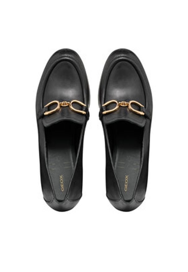 Geox Półbuty D Walk Pleasure 55 D46XBF 00043 C9999 Czarny. Kolor: czarny. Materiał: skóra