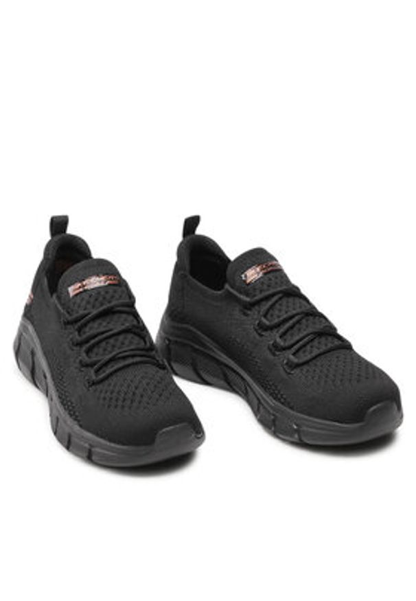 skechers - Skechers Sneakersy BOBS SPORT Color Connect 117121/BBK Czarny. Kolor: czarny. Materiał: materiał. Model: Skechers Sport