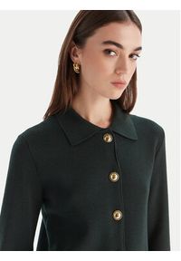 Luisa Spagnoli Sukienka dzianinowa Magilla 100109 Zielony Regular Fit. Kolor: zielony. Materiał: wełna