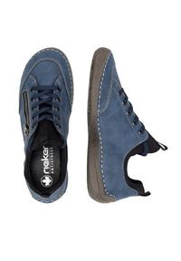 Rieker Półbuty 52573-14 Niebieski. Kolor: niebieski. Materiał: materiał #5