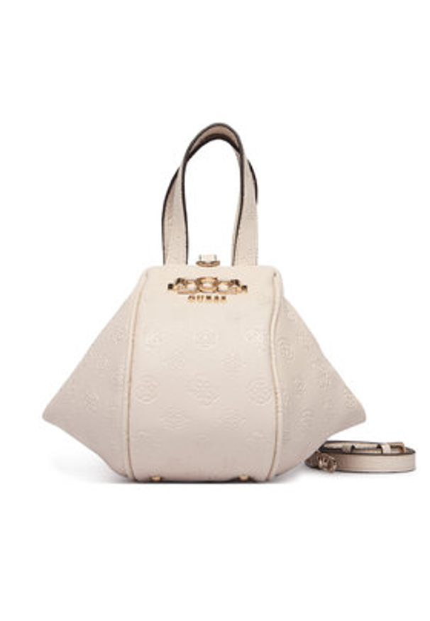 Guess Torebka Anise Mini HWPD99 16770 Écru. Materiał: skórzane