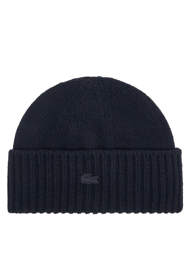 Czapka Lacoste. Kolor: niebieski