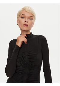 Pinko - PINKO Sukienka codzienna Dimitrova 104502 A29B Czarny Slim Fit. Okazja: na co dzień. Kolor: czarny. Materiał: syntetyk. Typ sukienki: proste. Styl: casual #3