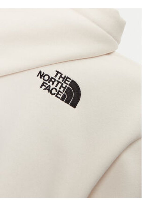 The North Face Bluza Essential NF0A89EX Écru Regular Fit. Materiał: syntetyk