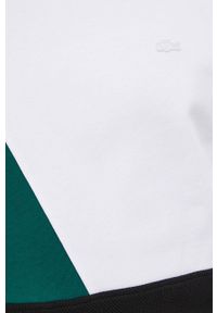 Lacoste Bluza bawełniana SH2251 męska kolor biały wzorzysta. Okazja: na co dzień. Kolor: biały. Materiał: bawełna. Styl: casual #2