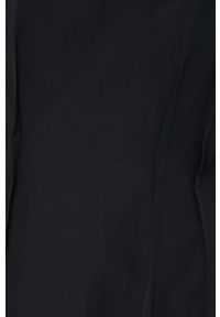 GESTUZ - Gestuz sukienka Bernadette kolor czarny midi rozkloszowana. Kolor: czarny. Materiał: tkanina, bawełna. Długość rękawa: krótki rękaw. Wzór: gładki. Typ sukienki: rozkloszowane. Długość: midi
