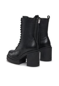 Bronx Botki Ankle boots 34290-U Czarny. Kolor: czarny. Materiał: skóra