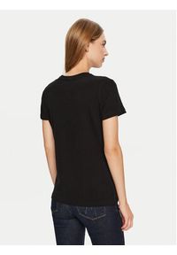 Guess T-Shirt V4BI04 KCBF1 Czarny Slim Fit. Kolor: czarny. Materiał: bawełna #4