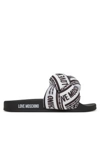 Love Moschino - LOVE MOSCHINO Klapki JA28312G0MIW310A Biały. Kolor: biały. Materiał: materiał #1