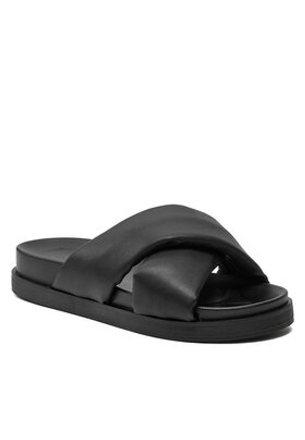 ONLY Shoes Klapki Onlminnie-12 15319588 Czarny. Kolor: czarny. Materiał: skóra