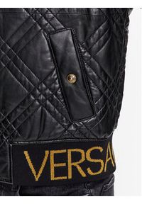 Versace Jeans Couture Kurtka skórzana 75GAVP06 Czarny Regular Fit. Kolor: czarny. Materiał: skóra #5