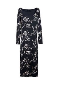 Desigual Sukienka codzienna 25SWVK05 Czarny Slim Fit. Okazja: na co dzień. Kolor: czarny. Materiał: syntetyk. Typ sukienki: proste. Styl: casual
