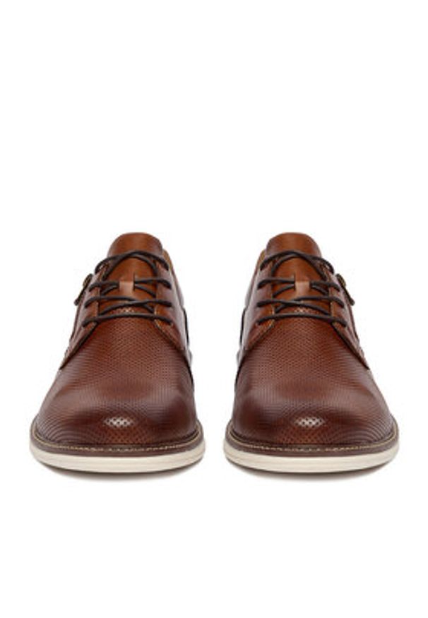 Rieker Półbuty 14412-24 Brązowy. Kolor: brązowy. Materiał: skóra