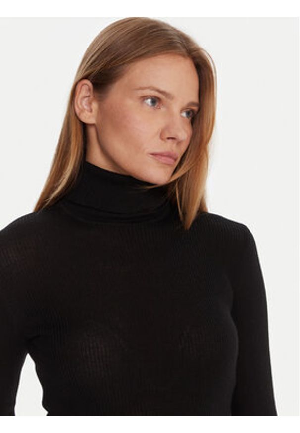 JOOP! Golf 58 254KN58Kalis 30049422 Czarny Slim Fit. Typ kołnierza: golf. Kolor: czarny. Materiał: wełna