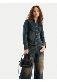 Calvin Klein Torebka Pocket Shiny Nylon Small Bag LV04F3405G Czarny. Kolor: czarny. Materiał: skórzane #1