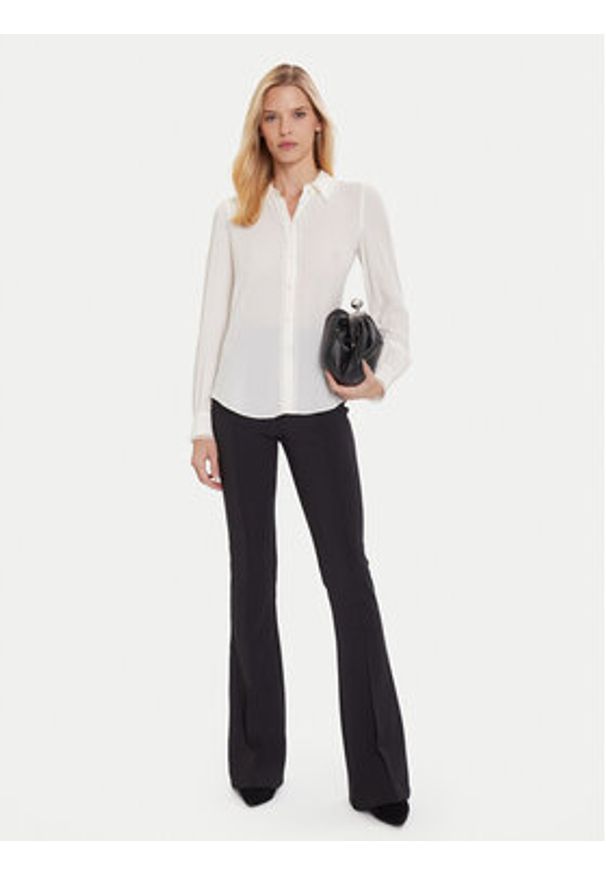 TwinSet - TWINSET Koszula 252TT2142 Beżowy Regular Fit. Kolor: beżowy. Materiał: wiskoza, jedwab