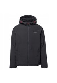 Kurtka męska Hi-tec Neti II softshell. Kolor: czarny. Materiał: syntetyk. Sport: turystyka piesza