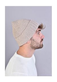 Xagon Czapka "Beanie" | A23262L5337C | Mężczyzna | Beżowy. Kolor: beżowy. Materiał: wełna, poliamid, wiskoza, kaszmir