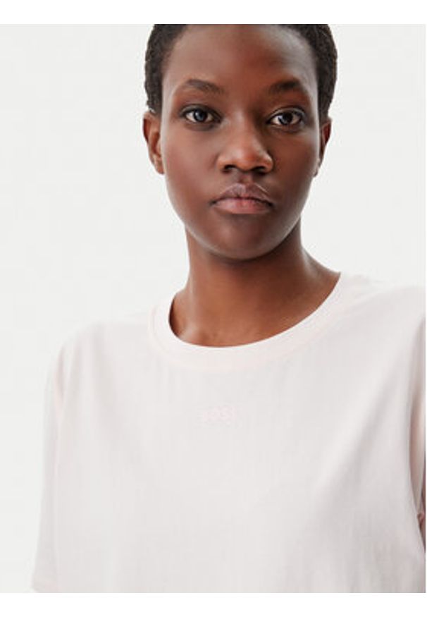 BOSS T-Shirt 50510322 Różowy Regular Fit. Kolor: różowy. Materiał: bawełna