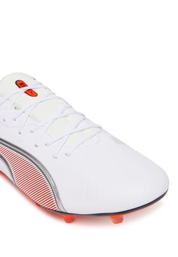 Puma Buty do piłki nożnej King Match Fg/Ag 108832 01 Biały. Kolor: biały. Materiał: skóra